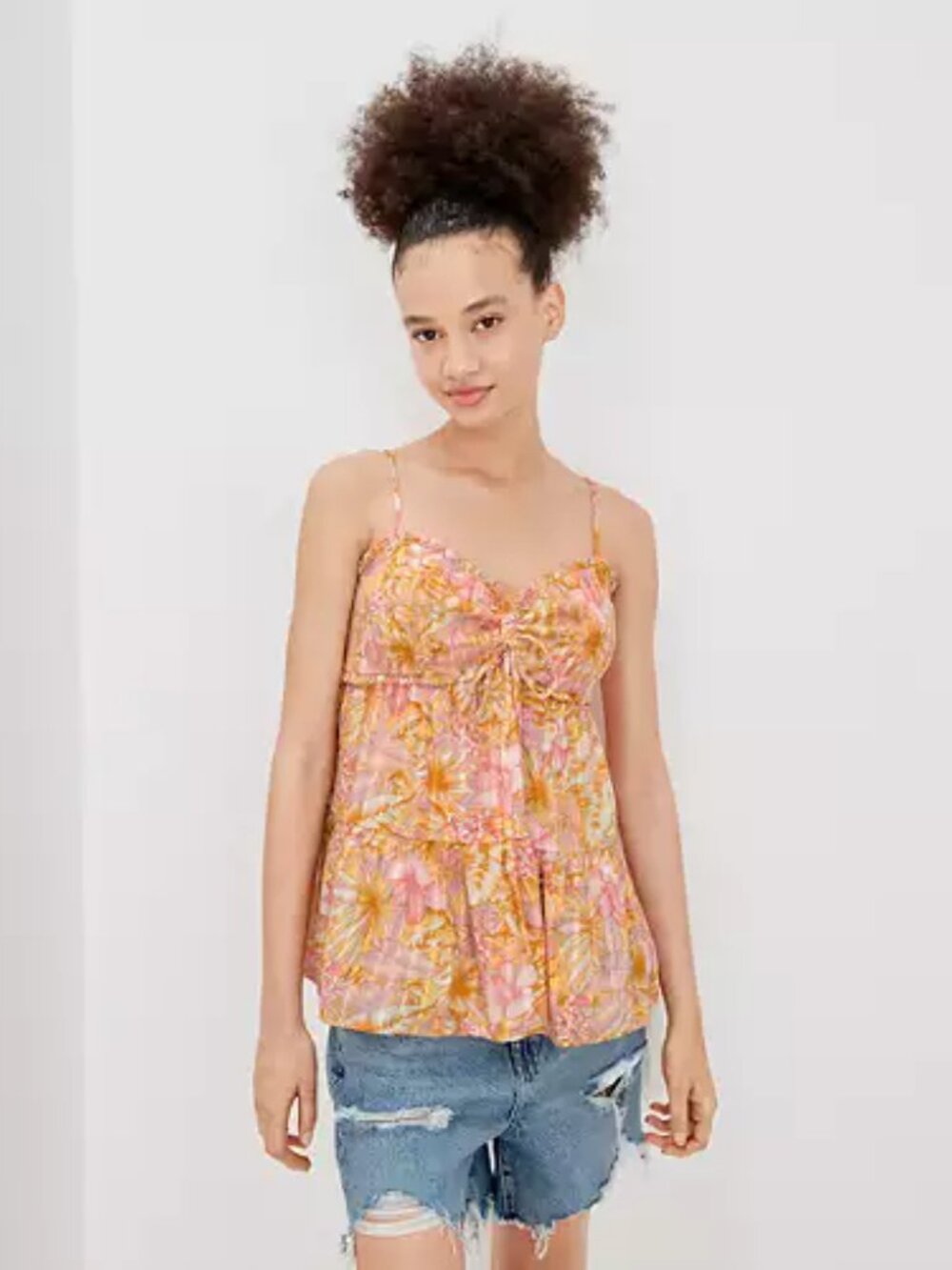 American Eagle Tiered Babydoll Cami